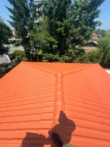 Nettoyage de toiture et hydrofugation colorée à Andrézieux-Boutéon, Saint-Étienne, PRO MT RENOVATION
